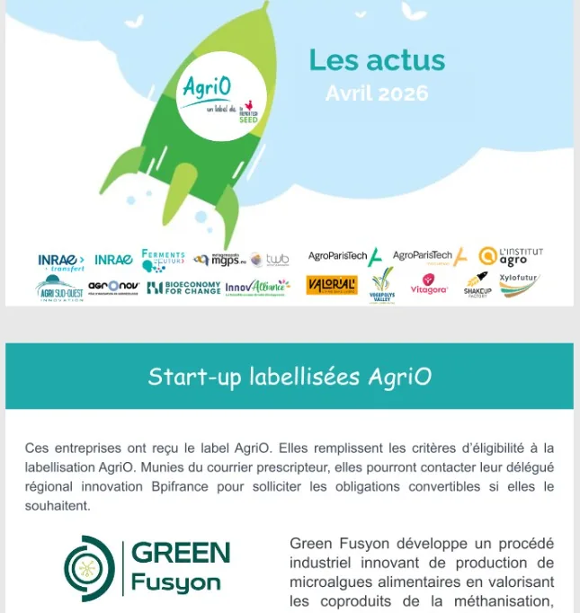 3 nouvelles startup labellisées : Green Fusyon, Quiet Bioenergy, EPICS biotechnology
